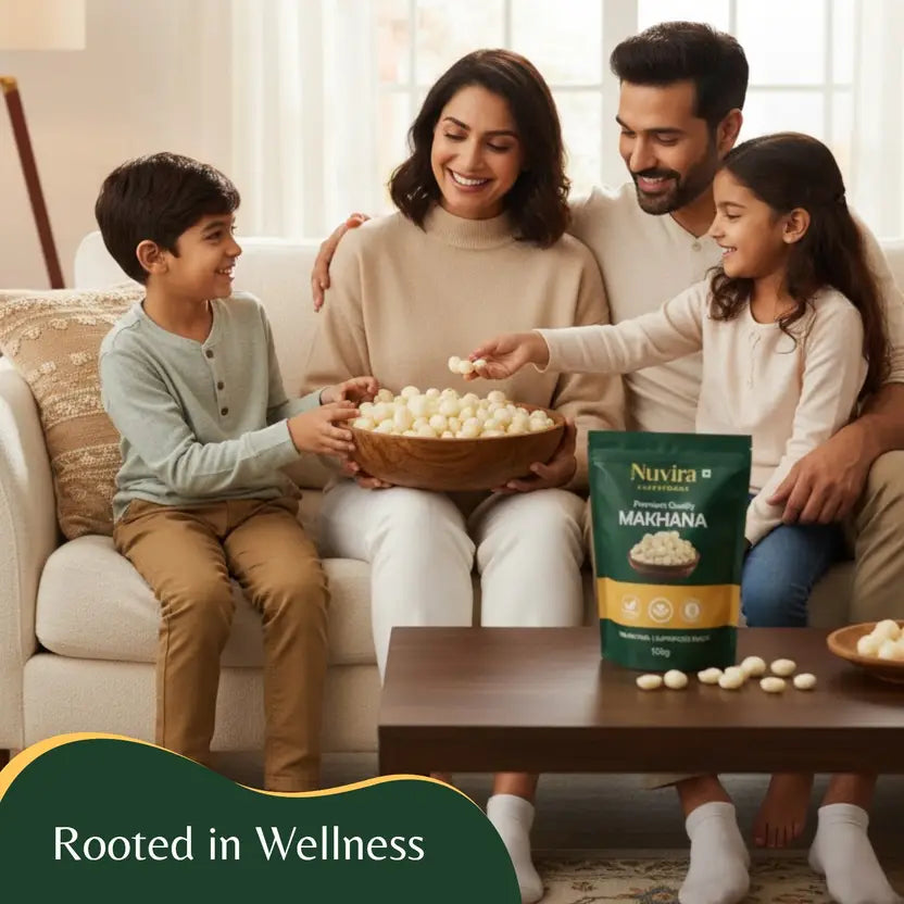 Nuvira Regular Lotus Seed Pop/Gorgon Nut Puffed Kernels (Phool Makhana) Lotus Seeds(Makhana)  (100 g)