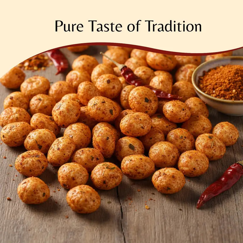 Nuvira Superfoods Peri Peri Roasted Makhana – Healthy Crunchy Snack 100g Lotus Seeds(Makhana)